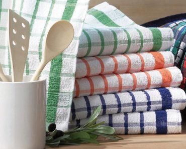 Как отстирать кухонные полотенца и удалить с них даже застарелые пятна. Полотенца будут, как новые!